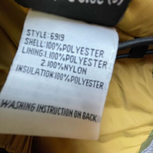 Body Glove Ski Jacket Mens Extra Large Olive Gold Removable Lining Coat 3in1 - Picture 10 of 14